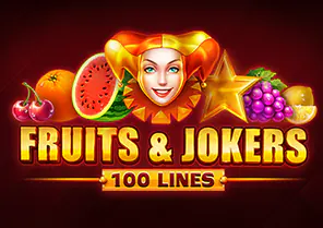 Spil Fruits and Jokers 100 Lines for sjov på vores danske online casino