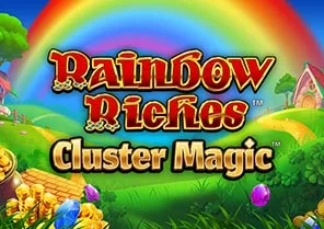 Spil Rainbow Riches Cluster Magic for sjov på vores danske online casino