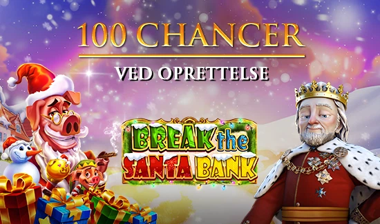 100 CHANCER VED OPRETTELSE 