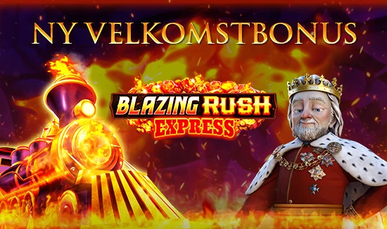 Få en eksplosiv start med Blazing Rush Express hos RoyalCasino