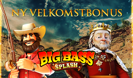 Ny velkomstbonus på vores online casino - Big Bass Splash