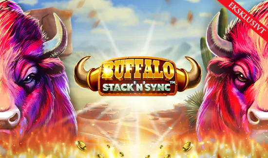 Nyt eksklusivt online casino spil fra Hacksaw: Buffalo Stack'n'Sync