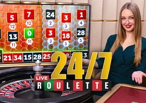 Spil 24 7 Live Roulette hos Royal Casino