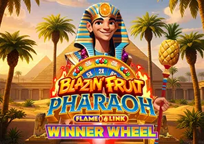 Blazin Fruit Pharaoh FlameLink WinnerWheel