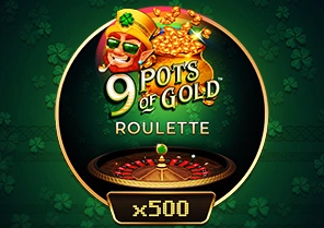 Spil 9 Pots of Gold Roulette for sjov på vores danske online casino