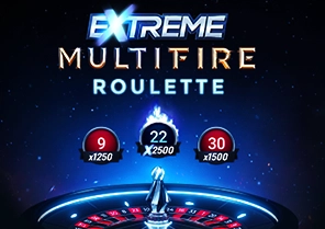 Spil Extreme Multifire Roulette for sjov på vores danske online casino