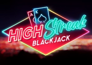 Spil High Streak Blackjack for rigtige penge i vores online spillehal