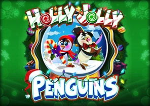 Spil Holly Jolly Penguins for rigtige penge i vores online spillehal