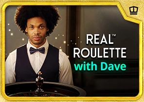 Spil Real Roulette with Dave for rigtige penge i vores online spillehal