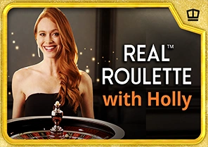 Spil Real Roulette with Holly for sjov på vores danske online casino