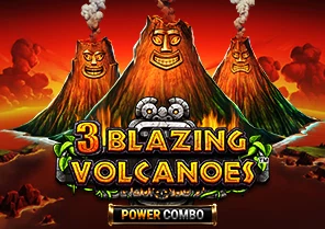 Spil 3 Blazing Volcanoes Power Combo for sjov på vores danske online casino