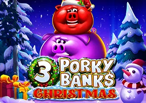 Spil 3 Porky Banks Christmas for rigtige penge i vores online spillehal