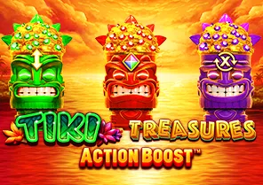 Spil Action Boost Tiki Treasures for sjov på vores danske online casino