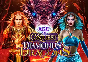 Spil Age of Conquest Diamonds and Dragons for rigtige penge i vores online spillehal