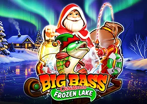 Big Bass Christmas Frozen Lake