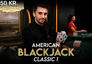 Spil Blackjack Classic 1 for rigtige penge i vores online spillehal