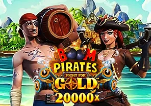 Spil Boom Pirates Fight for Gold for sjov på vores danske online casino