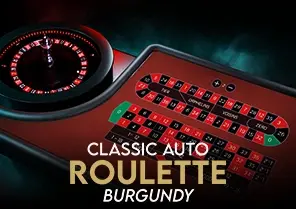 Spil Burgundy Auto Roulette Classic for rigtige penge i vores online spillehal