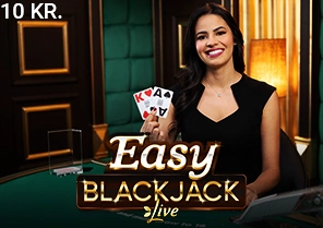 Spil Easy Blackjack for sjov på vores danske online casino