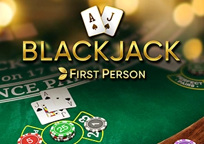 Spil First Person Blackjack for rigtige penge i vores online spillehal