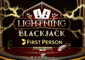 Spil First Person Lightning Blackjack for sjov på vores danske online casino