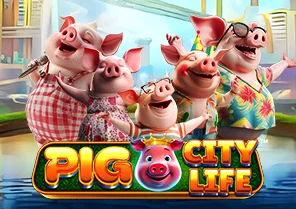 Spil Pig City Life for rigtige penge i vores online spillehal