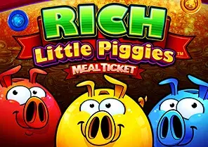 Spil Rich Little Piggies Meal Ticket for rigtige penge i vores online spillehal